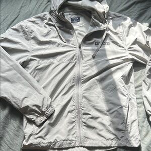 Hurley Light Gray Windbreaker Jacket